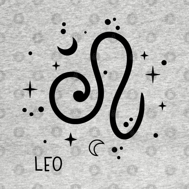 Leo Celestial Zodiac Sign Symbol by The Cosmic Pharmacist